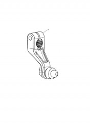 Machined Gear Actuator, Black