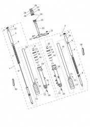 Front Forks & Lower Yoke