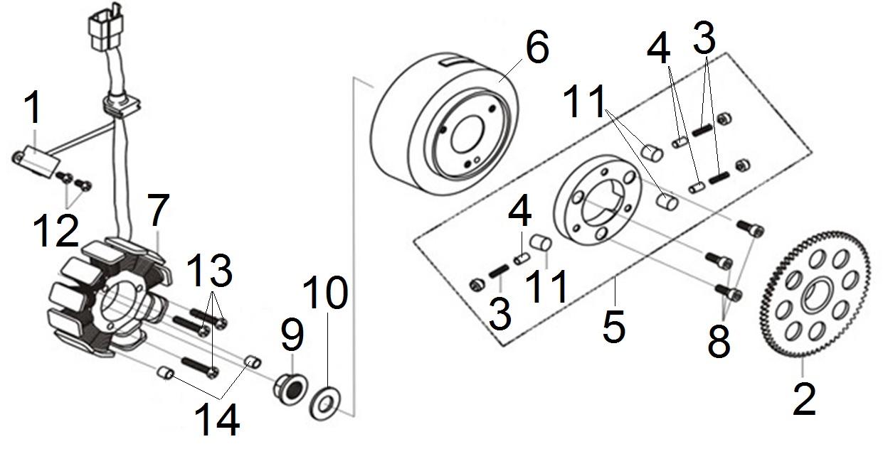 VOLANTE MAGNETICO
